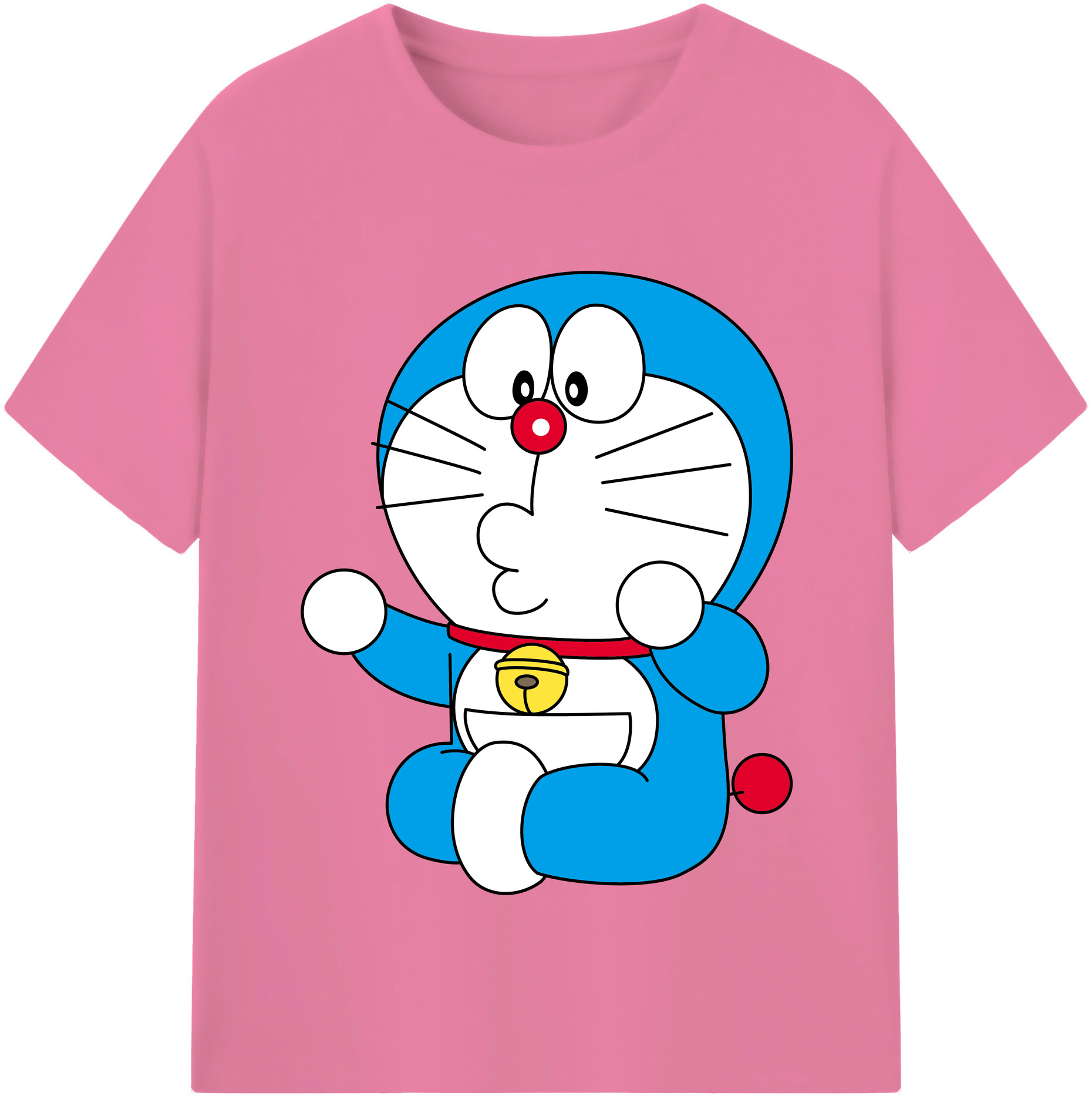 （画像用） ドラえもん Doraemon 綿100％半袖Tシャツ（フロントプリント）